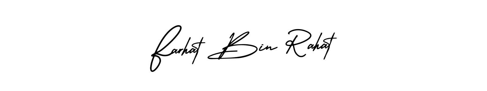Here are the top 10 professional signature styles for the name Farhat Bin Rahat. These are the best autograph styles you can use for your name. Farhat Bin Rahat signature style 3 images and pictures png