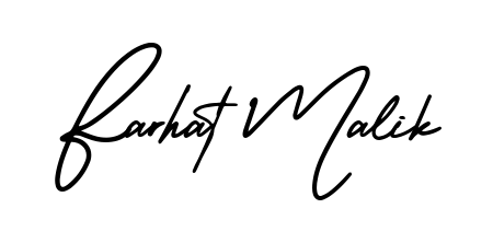 Farhat Malik stylish signature style. Best Handwritten Sign (AmerikaSignatureDemo-Regular) for my name. Handwritten Signature Collection Ideas for my name Farhat Malik. Farhat Malik signature style 3 images and pictures png
