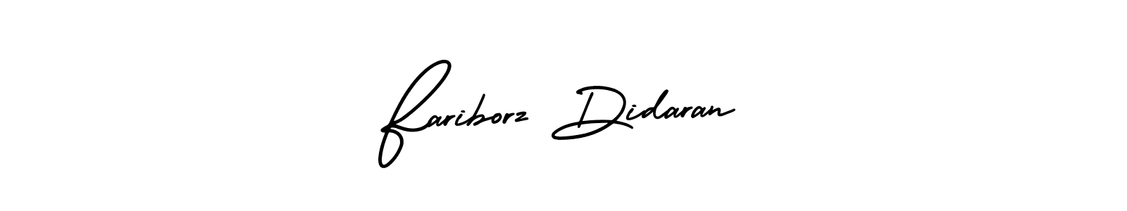 Design your own signature with our free online signature maker. With this signature software, you can create a handwritten (AmerikaSignatureDemo-Regular) signature for name Fariborz Didaran. Fariborz Didaran signature style 3 images and pictures png