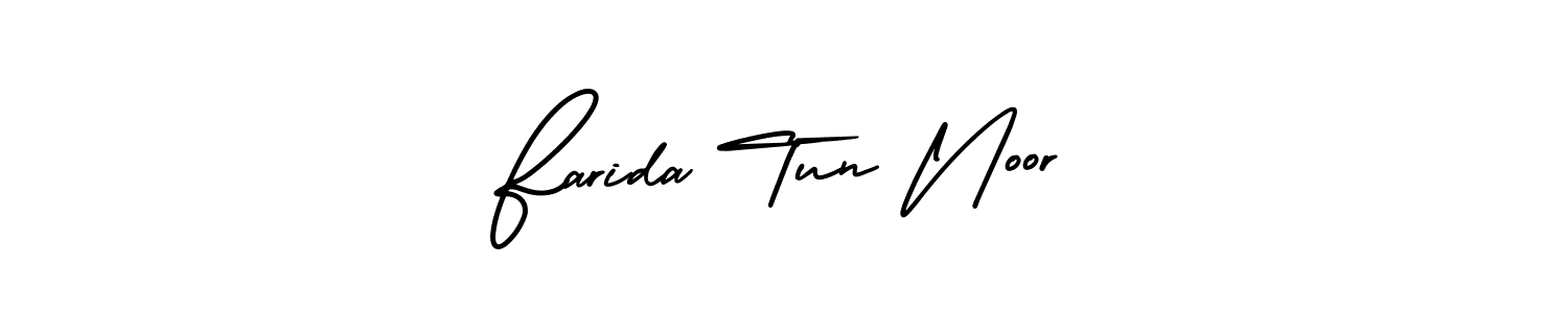 Also we have Farida Tun Noor name is the best signature style. Create professional handwritten signature collection using AmerikaSignatureDemo-Regular autograph style. Farida Tun Noor signature style 3 images and pictures png