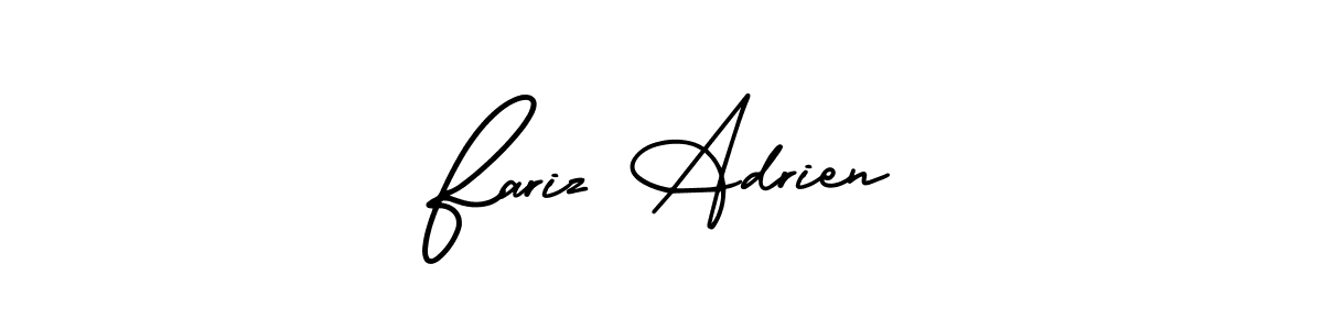 Also we have Fariz Adrien name is the best signature style. Create professional handwritten signature collection using AmerikaSignatureDemo-Regular autograph style. Fariz Adrien signature style 3 images and pictures png