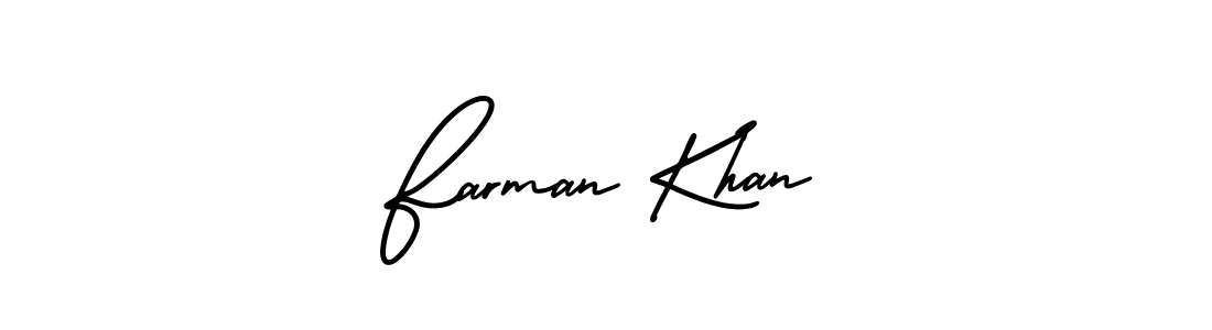 How to make Farman Khan signature? AmerikaSignatureDemo-Regular is a professional autograph style. Create handwritten signature for Farman Khan name. Farman Khan signature style 3 images and pictures png