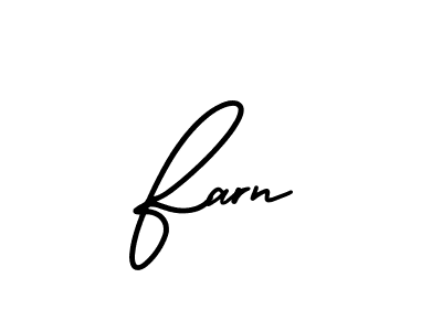Also we have Farn name is the best signature style. Create professional handwritten signature collection using AmerikaSignatureDemo-Regular autograph style. Farn signature style 3 images and pictures png