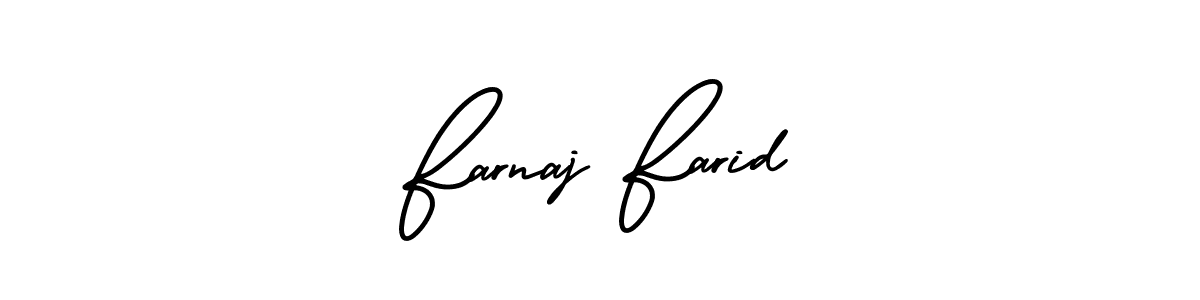 Make a beautiful signature design for name Farnaj Farid. Use this online signature maker to create a handwritten signature for free. Farnaj Farid signature style 3 images and pictures png