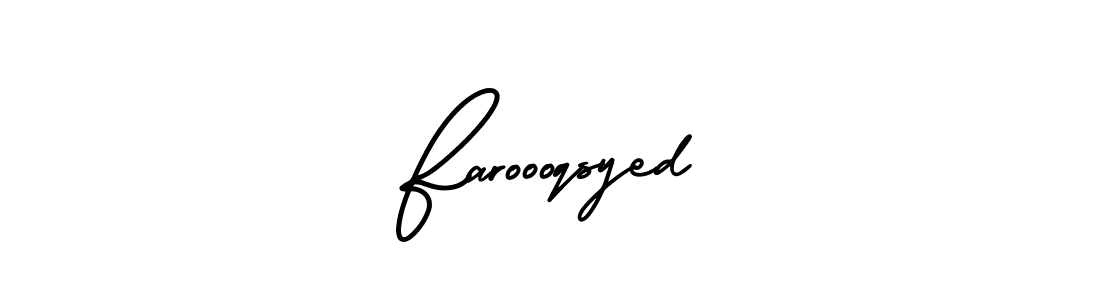 Use a signature maker to create a handwritten signature online. With this signature software, you can design (AmerikaSignatureDemo-Regular) your own signature for name Faroooqsyed. Faroooqsyed signature style 3 images and pictures png