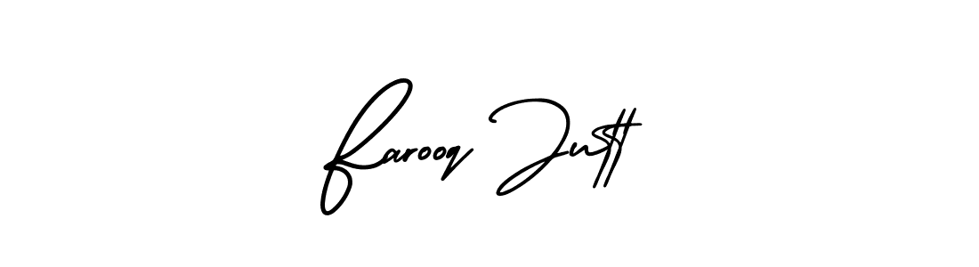 It looks lik you need a new signature style for name Farooq Jutt. Design unique handwritten (AmerikaSignatureDemo-Regular) signature with our free signature maker in just a few clicks. Farooq Jutt signature style 3 images and pictures png