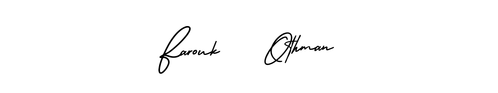 Make a beautiful signature design for name Farouk    Othman. Use this online signature maker to create a handwritten signature for free. Farouk    Othman signature style 3 images and pictures png