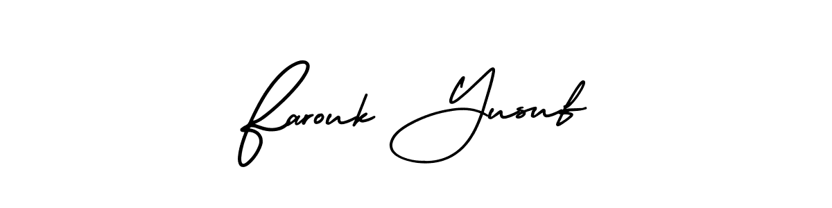 Here are the top 10 professional signature styles for the name Farouk Yusuf. These are the best autograph styles you can use for your name. Farouk Yusuf signature style 3 images and pictures png
