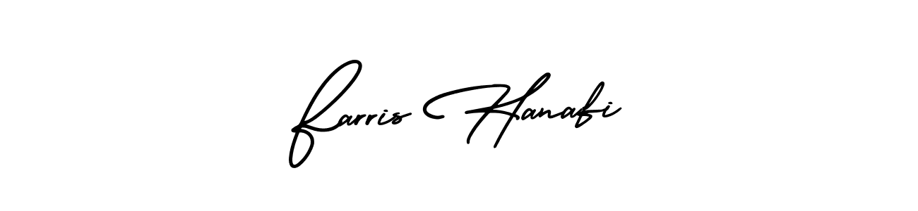 AmerikaSignatureDemo-Regular is a professional signature style that is perfect for those who want to add a touch of class to their signature. It is also a great choice for those who want to make their signature more unique. Get Farris Hanafi name to fancy signature for free. Farris Hanafi signature style 3 images and pictures png
