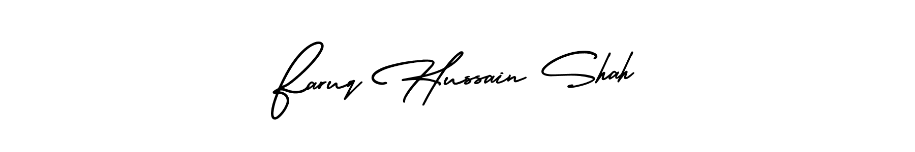 Make a beautiful signature design for name Faruq Hussain Shah. Use this online signature maker to create a handwritten signature for free. Faruq Hussain Shah signature style 3 images and pictures png