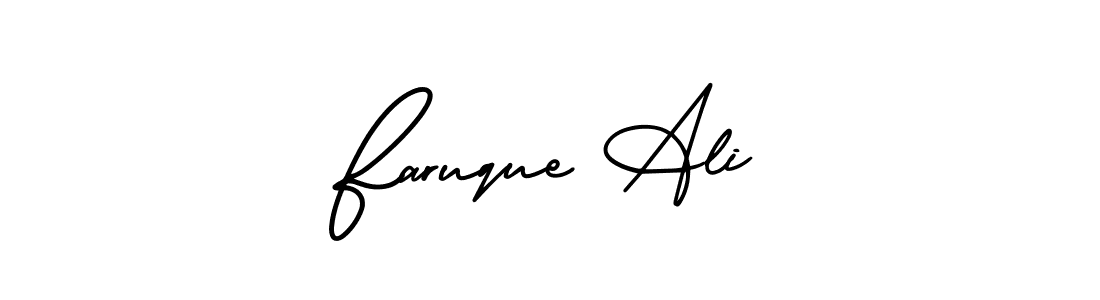 How to Draw Faruque Ali signature style? AmerikaSignatureDemo-Regular is a latest design signature styles for name Faruque Ali. Faruque Ali signature style 3 images and pictures png