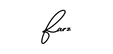Explore multiple handwriting variations for Farz including this stunning AmerikaSignatureDemo-Regular design. Free to use across all platforms. Farz signature style 3 images and pictures png