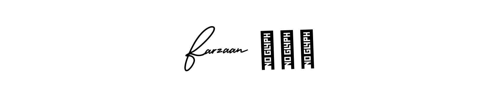 How to make Farzaan वेद signature? AmerikaSignatureDemo-Regular is a professional autograph style. Create handwritten signature for Farzaan वेद name. Farzaan वेद signature style 3 images and pictures png