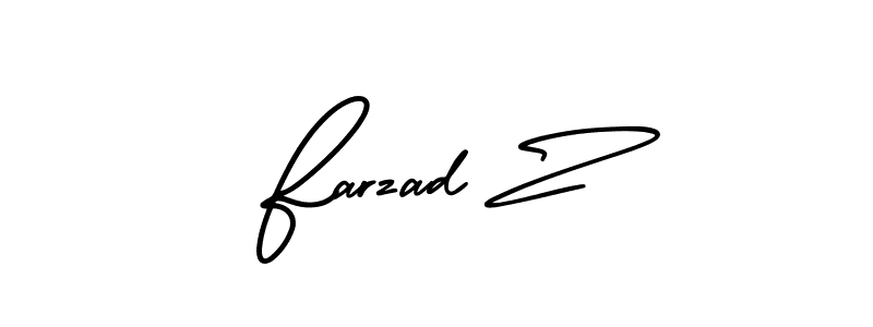 See photos of Farzad Z official signature by Spectra . Check more albums & portfolios. Read reviews & check more about AmerikaSignatureDemo-Regular font. Farzad Z signature style 3 images and pictures png