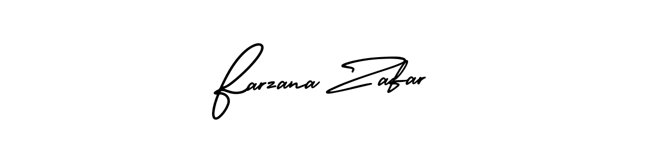 Make a beautiful signature design for name Farzana Zafar. Use this online signature maker to create a handwritten signature for free. Farzana Zafar signature style 3 images and pictures png