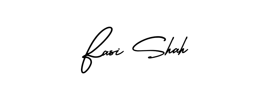Also You can easily find your signature by using the search form. We will create Fasi Shah name handwritten signature images for you free of cost using AmerikaSignatureDemo-Regular sign style. Fasi Shah signature style 3 images and pictures png