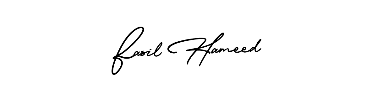 You can use this online signature creator to create a handwritten signature for the name Fasil Hameed. This is the best online autograph maker. Fasil Hameed signature style 3 images and pictures png
