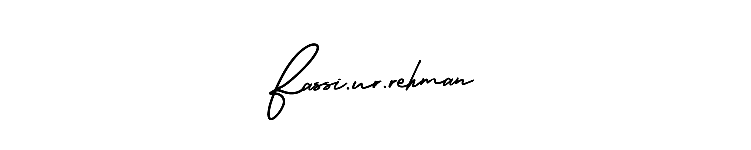 if you are searching for the best signature style for your name Fassi.ur.rehman. so please give up your signature search. here we have designed multiple signature styles  using AmerikaSignatureDemo-Regular. Fassi.ur.rehman signature style 3 images and pictures png