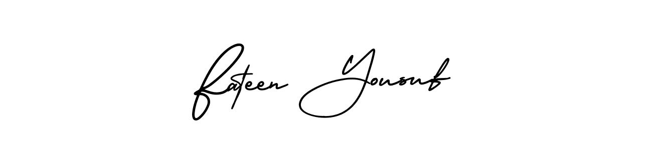 See photos of Fateen Yousuf official signature by Spectra . Check more albums & portfolios. Read reviews & check more about AmerikaSignatureDemo-Regular font. Fateen Yousuf signature style 3 images and pictures png