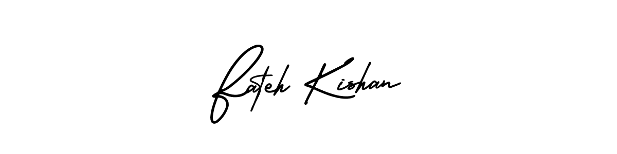 Create a beautiful signature design for name Fateh Kishan. With this signature (AmerikaSignatureDemo-Regular) fonts, you can make a handwritten signature for free. Fateh Kishan signature style 3 images and pictures png
