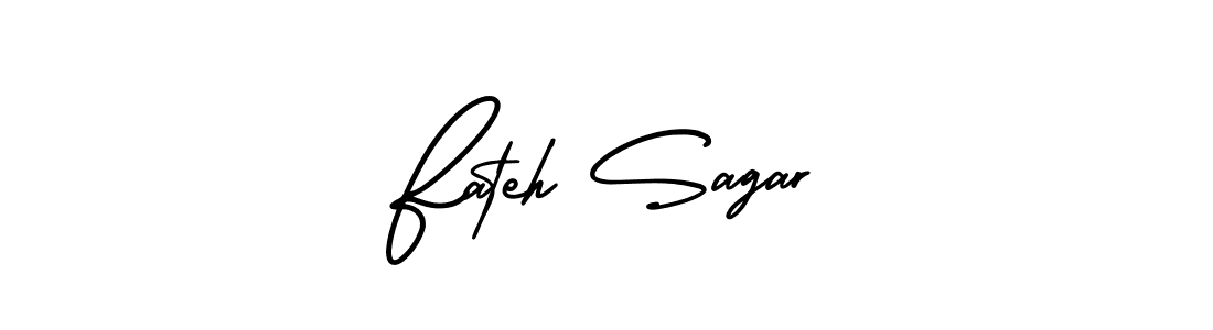 if you are searching for the best signature style for your name Fateh Sagar. so please give up your signature search. here we have designed multiple signature styles  using AmerikaSignatureDemo-Regular. Fateh Sagar signature style 3 images and pictures png