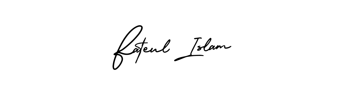 How to Draw Fateul Islam signature style? AmerikaSignatureDemo-Regular is a latest design signature styles for name Fateul Islam. Fateul Islam signature style 3 images and pictures png