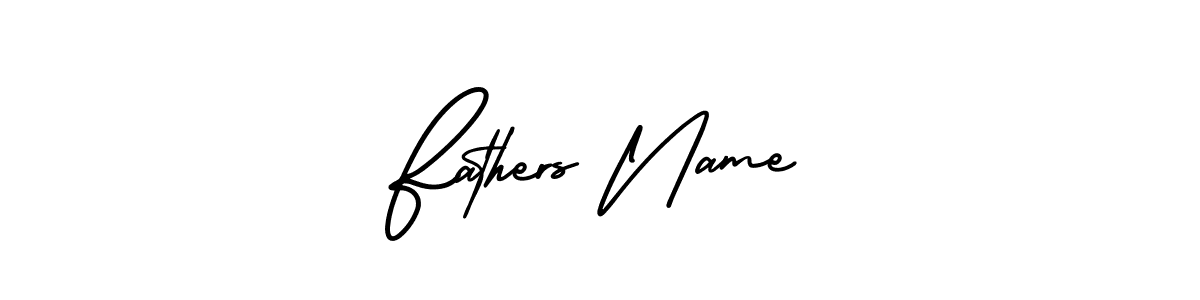 Similarly AmerikaSignatureDemo-Regular is the best handwritten signature design. Signature creator online .You can use it as an online autograph creator for name Fathers Name. Fathers Name signature style 3 images and pictures png