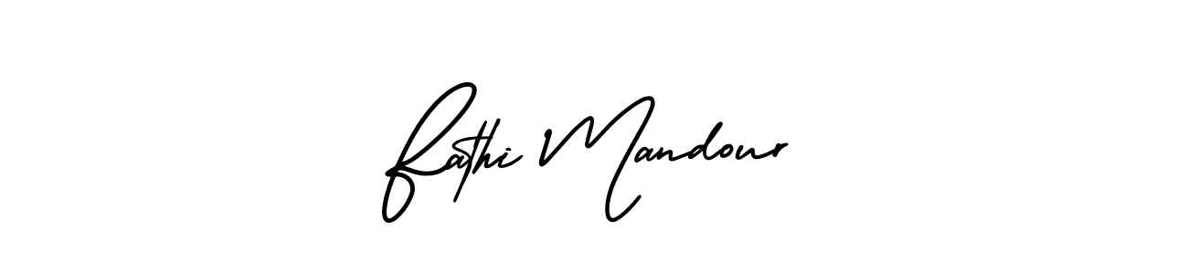 How to make Fathi Mandour signature? AmerikaSignatureDemo-Regular is a professional autograph style. Create handwritten signature for Fathi Mandour name. Fathi Mandour signature style 3 images and pictures png