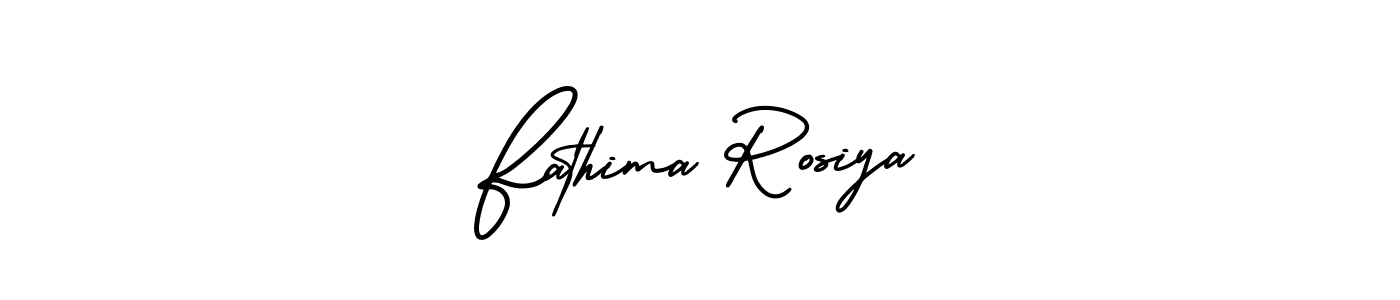 How to make Fathima Rosiya signature? AmerikaSignatureDemo-Regular is a professional autograph style. Create handwritten signature for Fathima Rosiya name. Fathima Rosiya signature style 3 images and pictures png