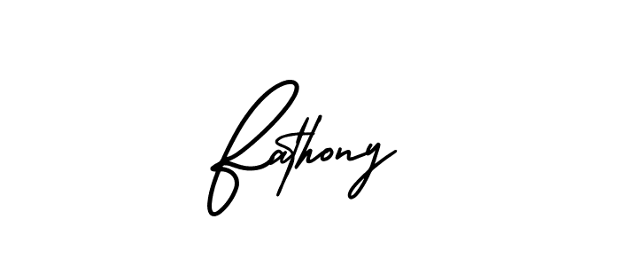 Once you've used our free online signature maker to create your best signature AmerikaSignatureDemo-Regular style, it's time to enjoy all of the benefits that Fathony name signing documents. Fathony signature style 3 images and pictures png