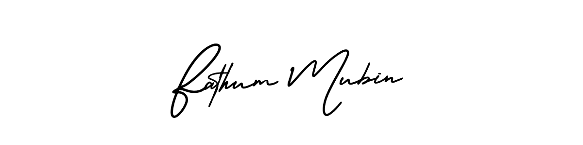 This is the best signature style for the Fathum Mubin name. Also you like these signature font (AmerikaSignatureDemo-Regular). Mix name signature. Fathum Mubin signature style 3 images and pictures png