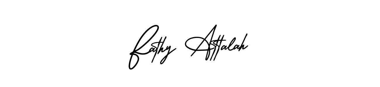 Make a beautiful signature design for name Fathy Attalah. Use this online signature maker to create a handwritten signature for free. Fathy Attalah signature style 3 images and pictures png