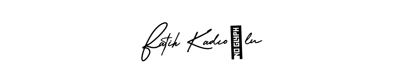Also we have Fatih Kadıoğlu name is the best signature style. Create professional handwritten signature collection using AmerikaSignatureDemo-Regular autograph style. Fatih Kadıoğlu signature style 3 images and pictures png