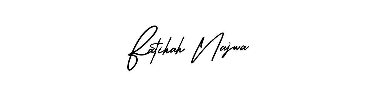 You can use this online signature creator to create a handwritten signature for the name Fatihah Najwa. This is the best online autograph maker. Fatihah Najwa signature style 3 images and pictures png