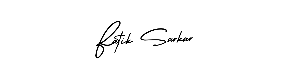 Also You can easily find your signature by using the search form. We will create Fatik Sarkar name handwritten signature images for you free of cost using AmerikaSignatureDemo-Regular sign style. Fatik Sarkar signature style 3 images and pictures png