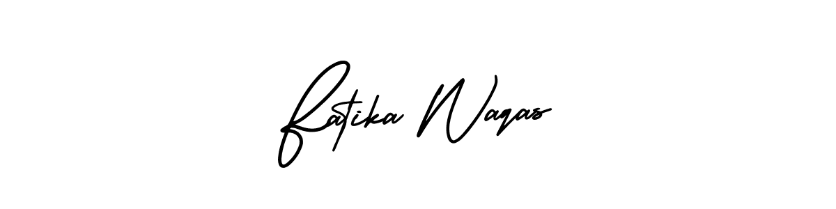 Make a beautiful signature design for name Fatika Waqas. Use this online signature maker to create a handwritten signature for free. Fatika Waqas signature style 3 images and pictures png
