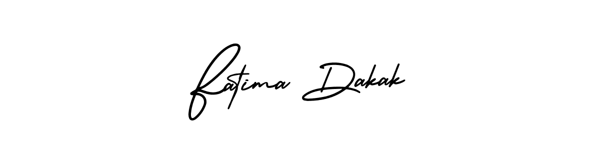 Use a signature maker to create a handwritten signature online. With this signature software, you can design (AmerikaSignatureDemo-Regular) your own signature for name Fatima Dakak. Fatima Dakak signature style 3 images and pictures png