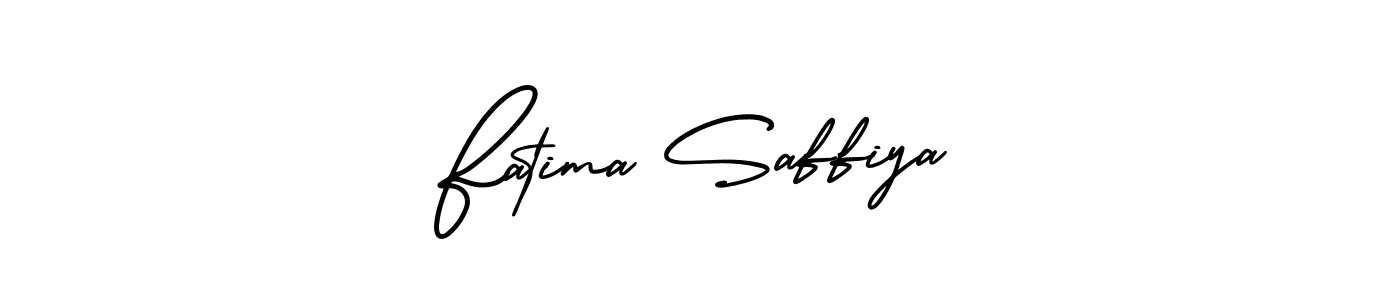 Create a beautiful signature design for name Fatima Saffiya. With this signature (AmerikaSignatureDemo-Regular) fonts, you can make a handwritten signature for free. Fatima Saffiya signature style 3 images and pictures png