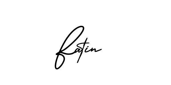 You can use this online signature creator to create a handwritten signature for the name Fatin . This is the best online autograph maker. Fatin  signature style 3 images and pictures png