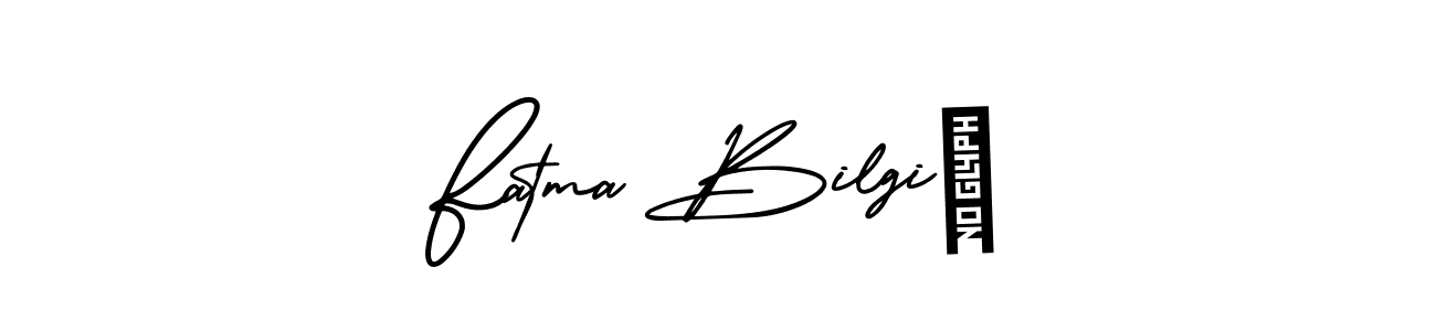 How to make Fatma Bilgiç signature? AmerikaSignatureDemo-Regular is a professional autograph style. Create handwritten signature for Fatma Bilgiç name. Fatma Bilgiç signature style 3 images and pictures png