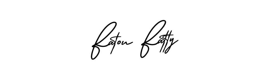 AmerikaSignatureDemo-Regular is a professional signature style that is perfect for those who want to add a touch of class to their signature. It is also a great choice for those who want to make their signature more unique. Get Fatou Fatty name to fancy signature for free. Fatou Fatty signature style 3 images and pictures png