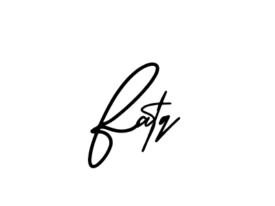 Best and Professional Signature Style for Fatq. AmerikaSignatureDemo-Regular Best Signature Style Collection. Fatq signature style 3 images and pictures png