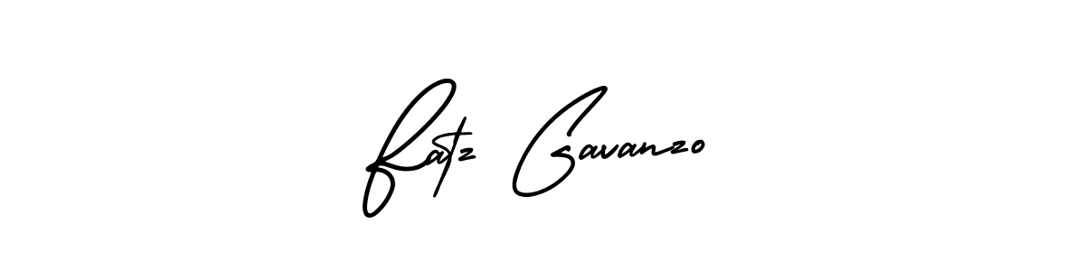 Make a beautiful signature design for name Fatz Gavanzo. With this signature (AmerikaSignatureDemo-Regular) style, you can create a handwritten signature for free. Fatz Gavanzo signature style 3 images and pictures png