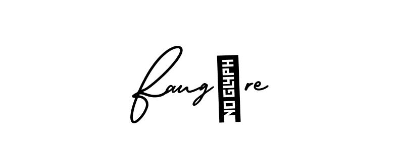 How to make Faugère name signature. Use AmerikaSignatureDemo-Regular style for creating short signs online. This is the latest handwritten sign. Faugère signature style 3 images and pictures png