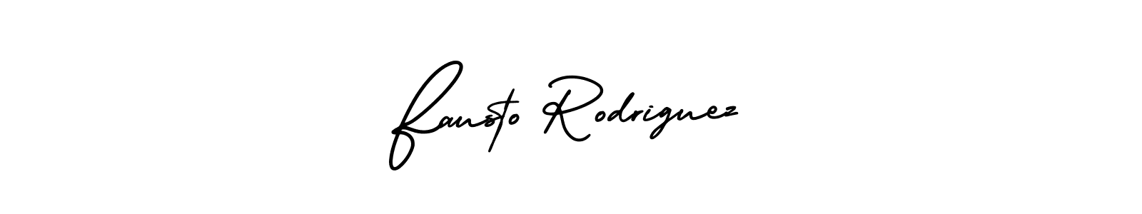Best and Professional Signature Style for Fausto Rodriguez. AmerikaSignatureDemo-Regular Best Signature Style Collection. Fausto Rodriguez signature style 3 images and pictures png