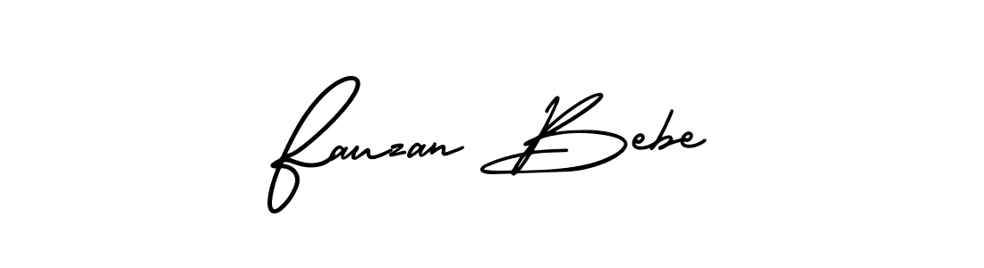 Also we have Fauzan Bebe name is the best signature style. Create professional handwritten signature collection using AmerikaSignatureDemo-Regular autograph style. Fauzan Bebe signature style 3 images and pictures png