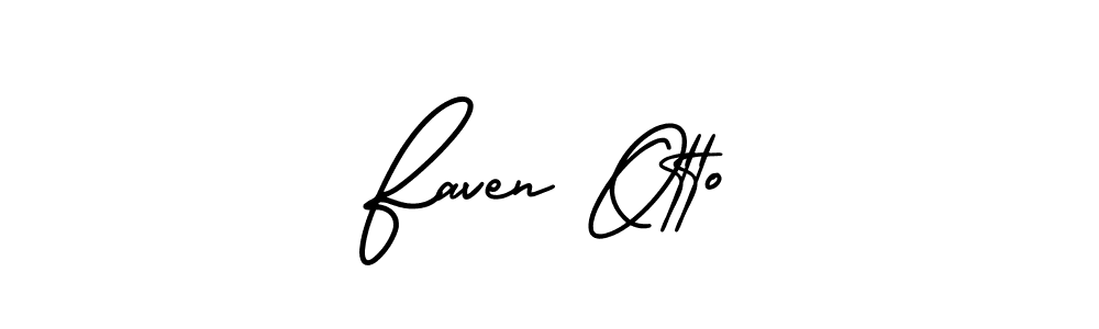 Also we have Faven Otto name is the best signature style. Create professional handwritten signature collection using AmerikaSignatureDemo-Regular autograph style. Faven Otto signature style 3 images and pictures png
