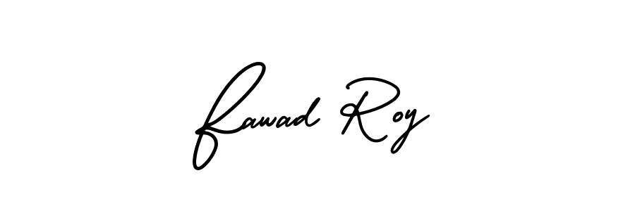 Similarly AmerikaSignatureDemo-Regular is the best handwritten signature design. Signature creator online .You can use it as an online autograph creator for name Fawad Roy. Fawad Roy signature style 3 images and pictures png