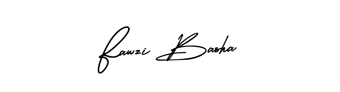 Best and Professional Signature Style for Fawzi Basha. AmerikaSignatureDemo-Regular Best Signature Style Collection. Fawzi Basha signature style 3 images and pictures png