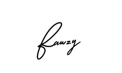 Make a beautiful signature design for name Fawzy. With this signature (AmerikaSignatureDemo-Regular) style, you can create a handwritten signature for free. Fawzy signature style 3 images and pictures png